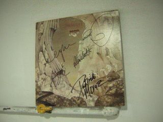Yes Signed Lp Relayer 1974 By 5 Musicians