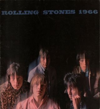 Rolling Stones 1966 Aftermath Tour U.  S.  Concert Program Book Booklet / Vg 2 Nmt