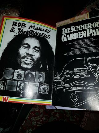 Bob Marley & the Wailers Tour Programme 1980 Uprising tour (RARE) 2