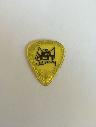 Rare Aerosmith Joe Perry Y2k Tour Guitar Pick Stage
