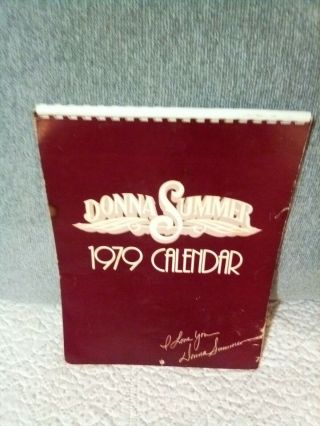 Donna Summer Rare 1979 Calendar