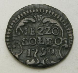 Lucca (italian State) 1/2 Soldo 1790 - Copper - 503