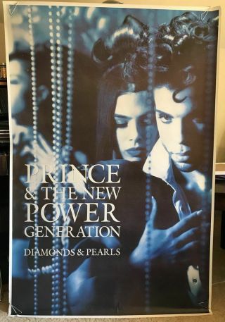 Prince Poster - Huge Diamonds And Pearls Uk Promo 40 " X60 "