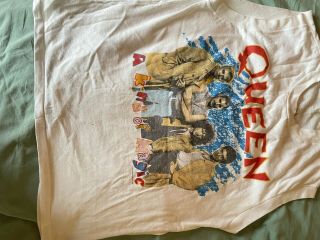 Queen 1986 Kind Of Magic White Tour T Shirt Vest