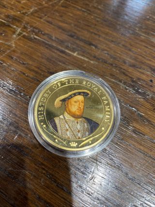 2009 Cook Islands $1 History Of The Royal Family King Henry V111