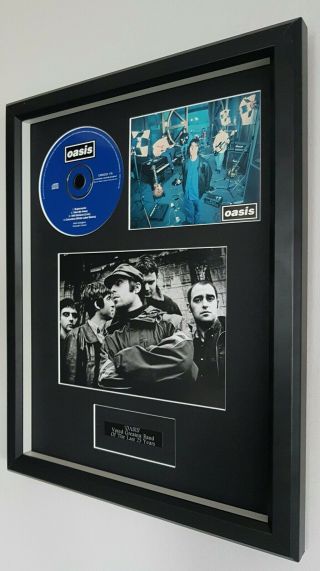 Oasis - Supersonic - Framed Cd - Limited Edition - Metal Plaque - Certificate