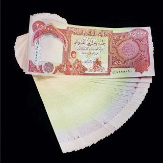 1 Mil 1,  000,  000 Iraqi Dinar (40) 25,  000 Notes Authentic Iqd Hiqd40789
