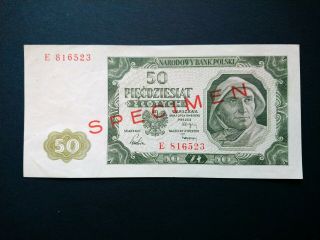 50 Zlotych 1948 Specimen