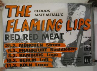 The Flaming Lips Red Red Meat Poster German Tour