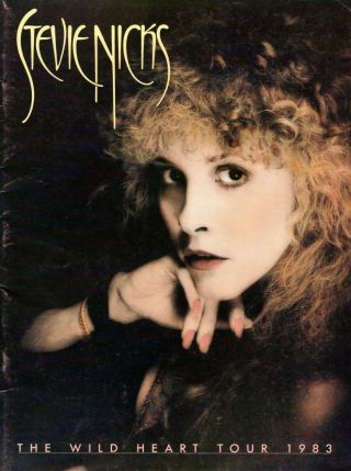 Stevie Nicks 1983 The Wild Heart Tour Concert Program Book - 2