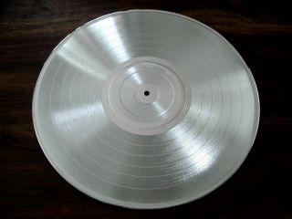 Blank Silver Platinum Metalized 12 " Album Disc Record Lp - Make Your Own Award