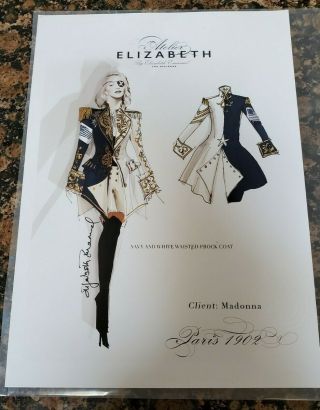 Madonna Madame X Concept Wardrobe Sketches