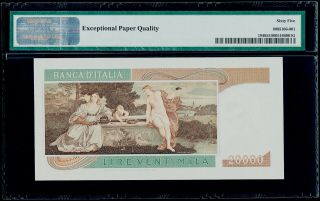20,  000 Lire 1975 Italy,  Banca D ' Italia Pick 104 PMG 65 EPQ Gem Uncirculated 2