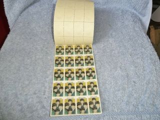 The Beatles 1964 Nems Approved Hallmark Usa Stamps Full Set Of 100 - 20 Of Each