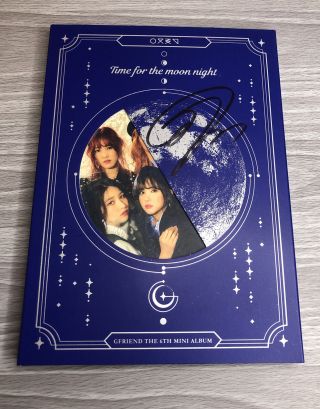 Gfriend Time For The Moon Night 6th Mini Sowon Signed Member Autograph Album