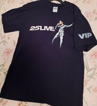 George Michael 25 Live Tour Vip T - Shirt Uk 2006 Size M Unworn