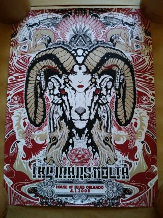 The Mars Volta Official Poster House Of Blues Orlando 2008 At The Omar Forbes Nr