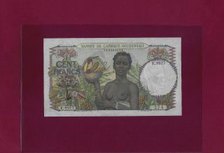 French West Africa 100 Francs 1950 P - 40 Unc