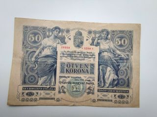 Austria Hungary Österreich - 50 Kronen 1902 - Rare