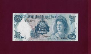 Cayman Islands 50 Dollars 1974 P - 10 Gem Unc