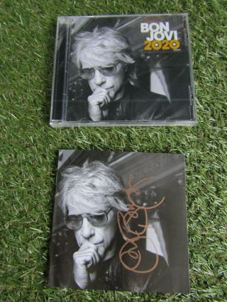Bon Jovi 2020 Hand Signed Cd Album - - Music Autograph