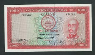 Portugese Guinea 1000 Escudos 1964 Gem Unc