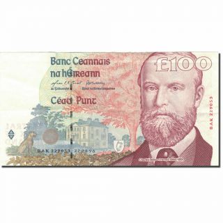 [ 803198] Banknote,  Ireland - Republic,  100 Pounds,  1996,  1996 - 08 - 22,  Km:79a
