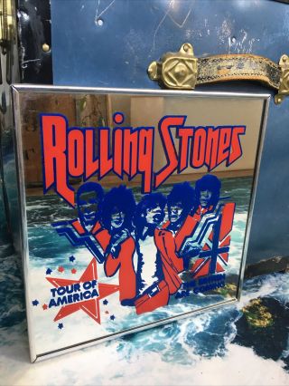 Rolling Stones Tour Of America The British Are Coming Mirror Plaque