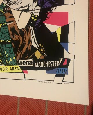 Pearl Jam 2012 Manchester Ames Bros Poster Gig Print 2