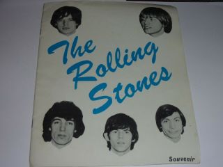 Rolling Stones Souvenir Programme Jagger Richards Jones Watts Wyman 1960 