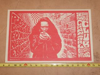 1989 Pussy Galore,  Cannibal Club - Austin Concert Poster,  Frank Kozik Art