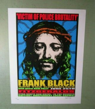 Frank Black And The Catholics Concert Poster 42/200 Signed Jermaine R