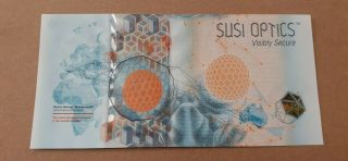 Polymer 2018 Test Banknote Probe Specimen Susi Optics Kurtz Kba Notasys Sicpa Rr