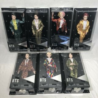 Bts Bangtan Boys K - Pop Dolls Complete Set Mattel Fashion Figures 7