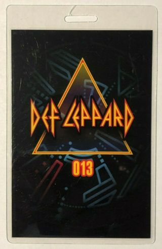 DEF LEPPARD 2018 MADISON SQUARE GARDEN NYC LAMINATED VIP BACKSTAGE PASS 2
