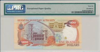 Bermuda Monetary Authority Bermuda $100 1996 Replacement/Star PMG 66 3
