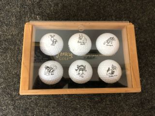 Jerry J Garcia Grateful Dead 6 Golf Ball Collectors Limited Edition Series I Set