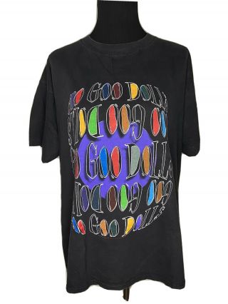 Goo Goo Dolls 1996 A Boy Named Goo Vintage Band T - Shirt Black Size Xl