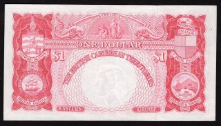 British Caribbean Territories $1 One Dollar P - 7c 1964 UNC 2