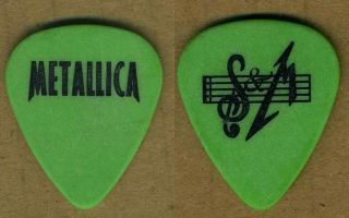 Metallica " S&m " Guitar Pick Symphony & Metallica Authentic Concert Memorabilia