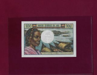 MALI 100 Francs 1972 - 1973 P - 11 GEM UNC EQUATORIAL AFRICA EAST 2