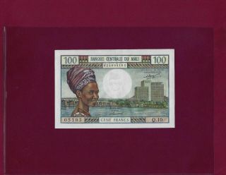Mali 100 Francs 1972 - 1973 P - 11 Unc Equatorial Africa East