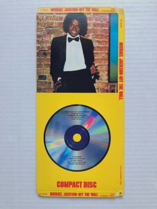 Michael Jackson Off The Wall 1979 Epic Records Long Box (no Cd) Rock With You
