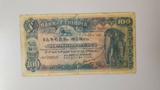 Sammlungsauflösung - Bank Of Ethiopia Cent 100 Thalers