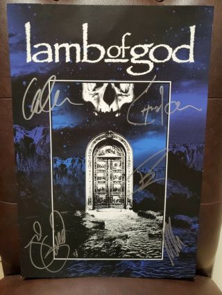 Lamb Of God 13x19 Autograph Poster