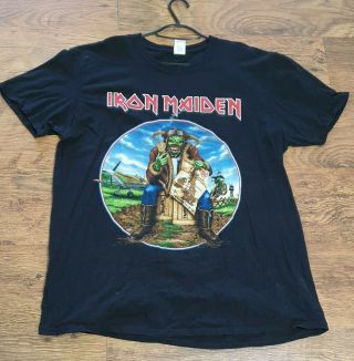 Iron Maiden 2018 T Shirt Legacy Of The Beast Uk Tour Size Xl