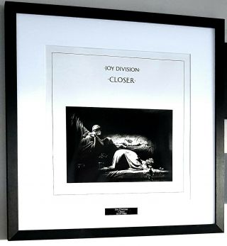 Joy Division/framed Closer Vinyl Album Cover/ian Curtis