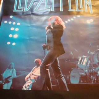 VINTAGE LED ZEPPELIN POSTER Madison Square Gardens 1977 made in England 38 x 54 2