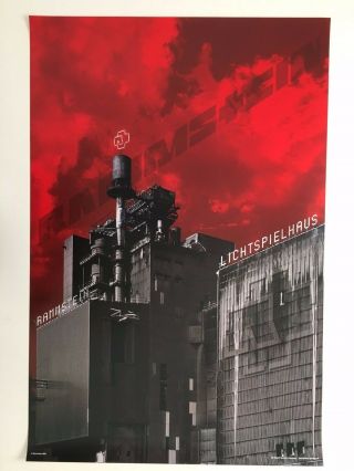 Rammstein,  Lichtspielhaus,  Rare Authentic 2004 Poster
