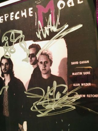 Depeche Mode SIGNED Songs of Faith.  Press kit w/Photos,  Book, .  Bio,  Pass and more 3